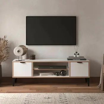 Komodë TV Skye Decor, Arden, e bardhë