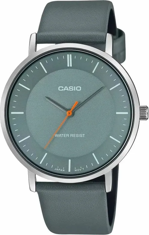 Orë dore për meshkuj CASIO, gri-blu - 1