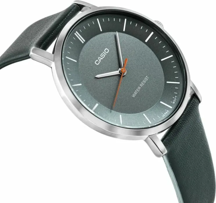 Orë dore për meshkuj CASIO, gri-blu - 3