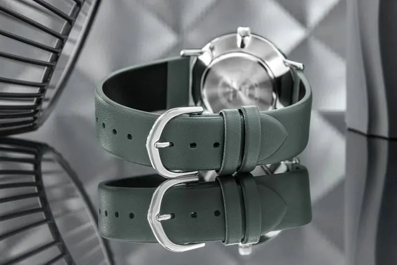 Orë dore për meshkuj CASIO, gri-blu - 7