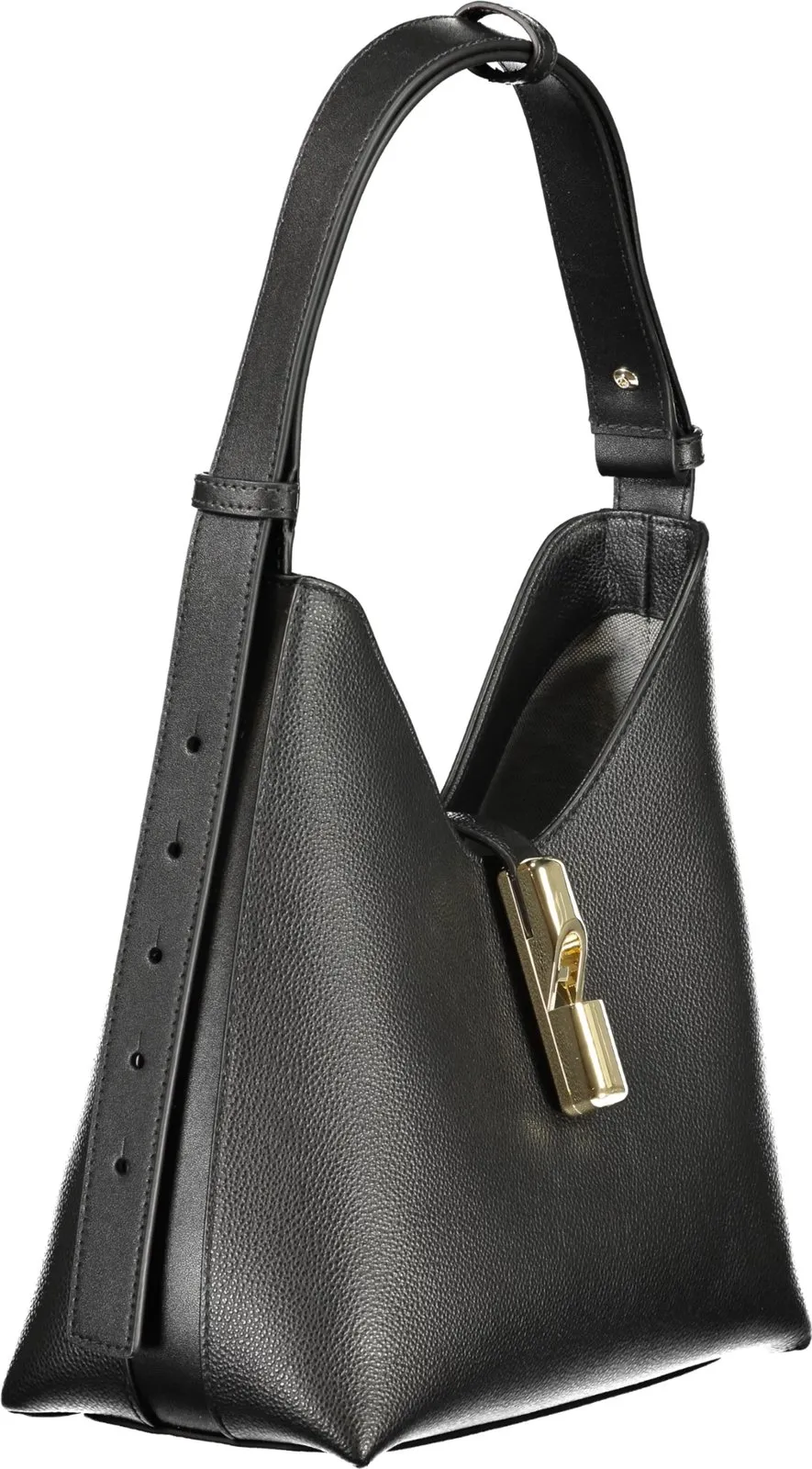 Çantë FURLA Drop femra, e zezë - 3