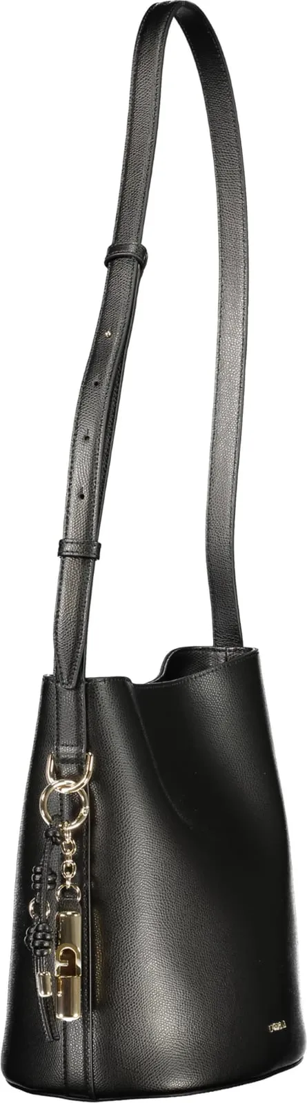 Çantë FURLA Roxie femra, e zezë - 3