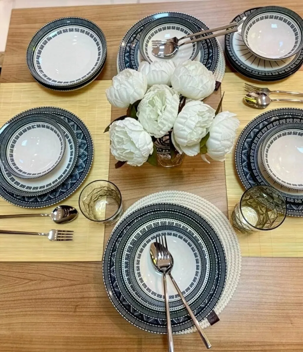 Set enësh për drekë (24 copë), Hermia Concept, GBSATN24KY4E43532 - 4
