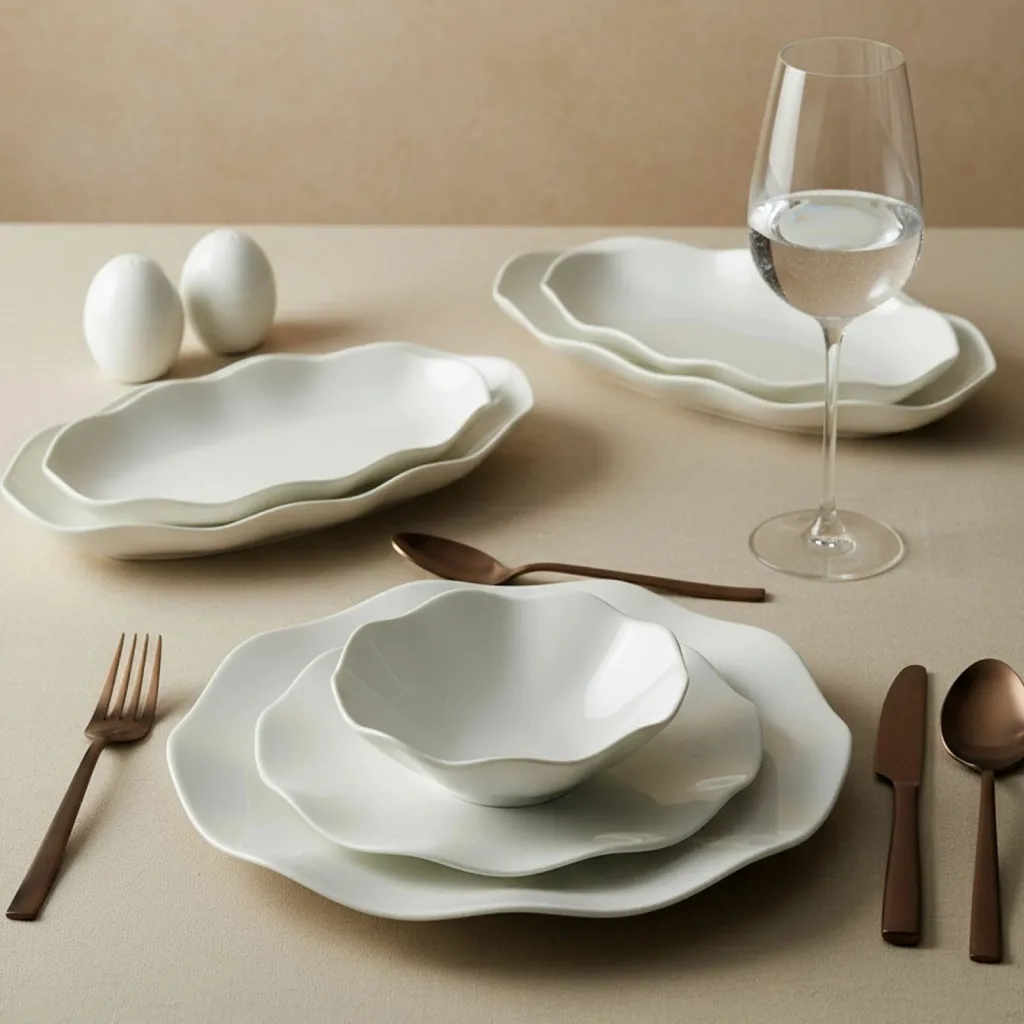 Set enësh për drekë, 30 copë, Hermia Concept, GBSNES30YT00 - 1