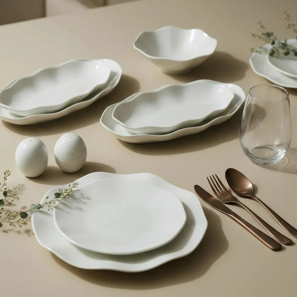 Set enësh për drekë, 30 copë, Hermia Concept, GBSNES30YT00 - 3