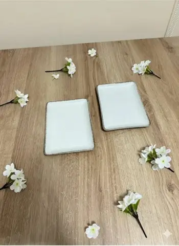 Set pjatash servirëse (2 copë), Hermia Concept, TAN18X13DUS2730P02