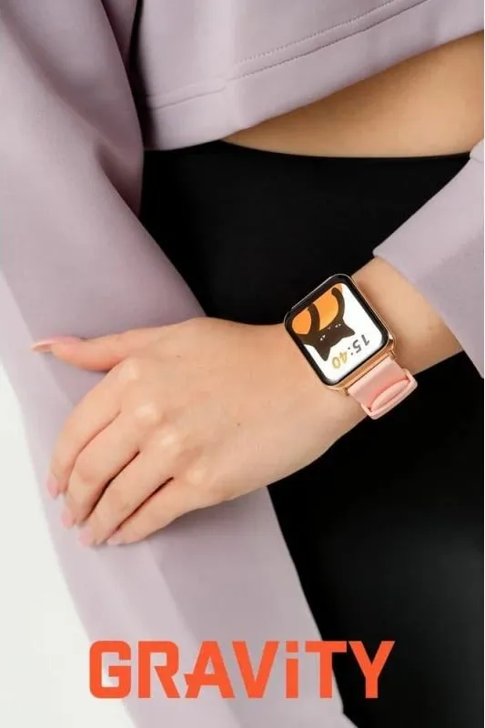 Smartwatch Gravity për femra, rozë - 2