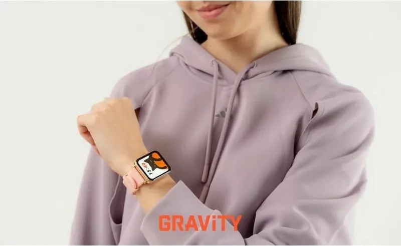 Smartwatch Gravity për femra, rozë - 12