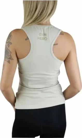 Maicë pa mëngë GymHero, bezhë - 2