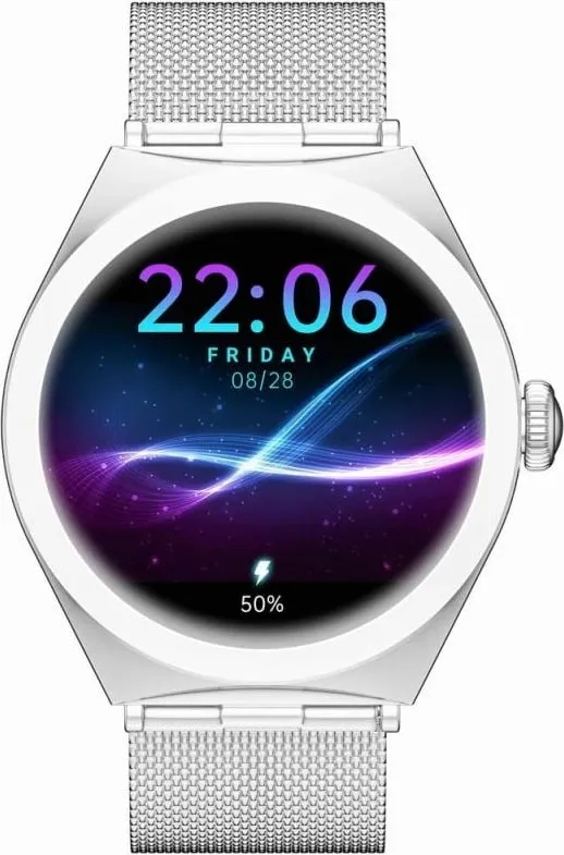 Smartwatch Gravity për femra, argjend - 2