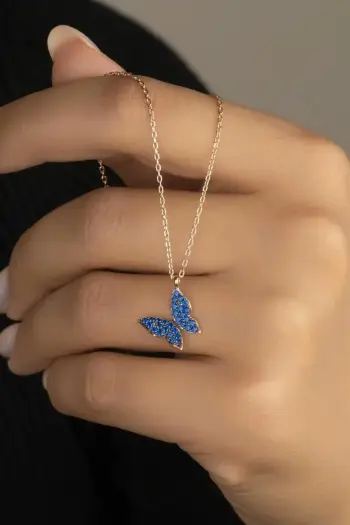 Qafore argjendi, flutur blu, Jumeon, TYCJVZKKQN168691621606063