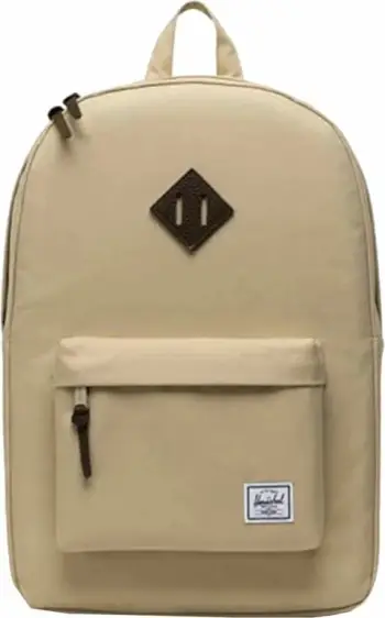Çantë shpine Herschel Classic Heritage 10007-05592, 21.5L, poliestër, bezhë