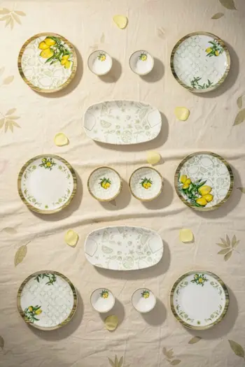 Set mëngjesi 14 pjesësh Hermia Concept, KH Moderna Lemon