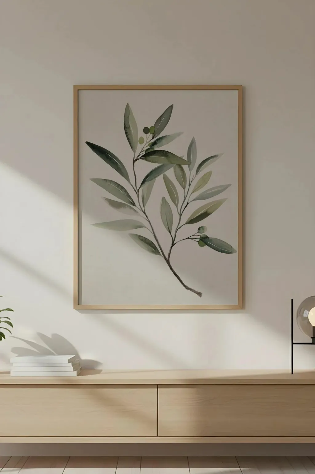 Pikturë dekorative me kornizë MDF Wallity, Huhu716, 30x40cm - 1