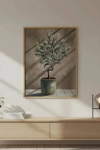 Pikturë dekorative me kornizë, MDF, Wallity, Huhu718, 30x40cm
