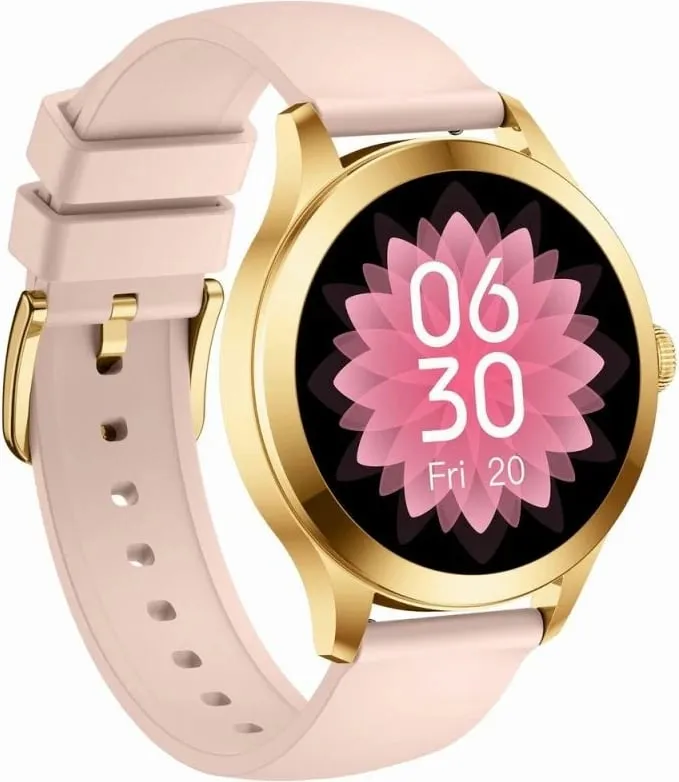 Smartwatch Gravity për femra, gold - 7