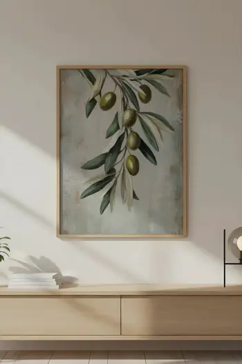 Pikturë dekorative me kornizë MDF, Wallity, Huhu721, 40x60 cm