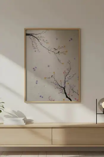 Pikturë dekorative me kornizë MDF, Wallity Huhu724, shumëngjyrëshe, 40x60cm