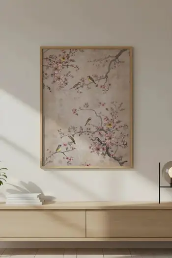 Pikturë dekorative me kornizë MDF, Wallity, Huhu725, 20x30 cm
