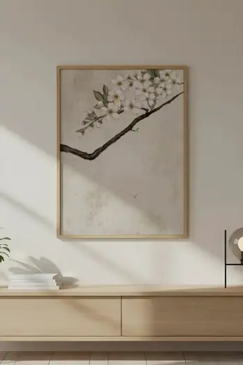 Pikturë dekorative me kornizë, MDF, Wallity, Huhu727, 40x60cm