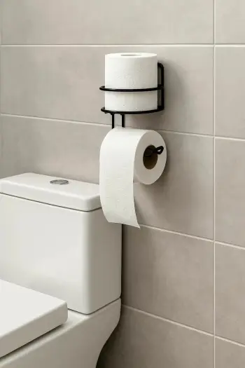 Mbajtës letre tualeti Mijolnir, i zi, WB014-Y-B