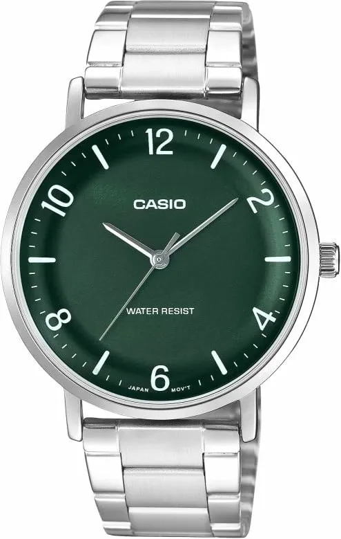 Orë dore për meshkuj CASIO, argjendtë - 1