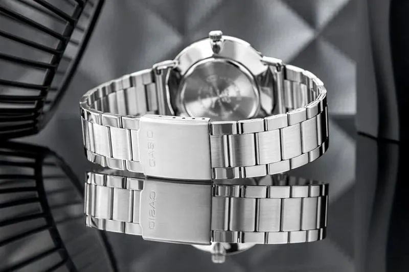 Orë dore për meshkuj CASIO, argjendtë - 7