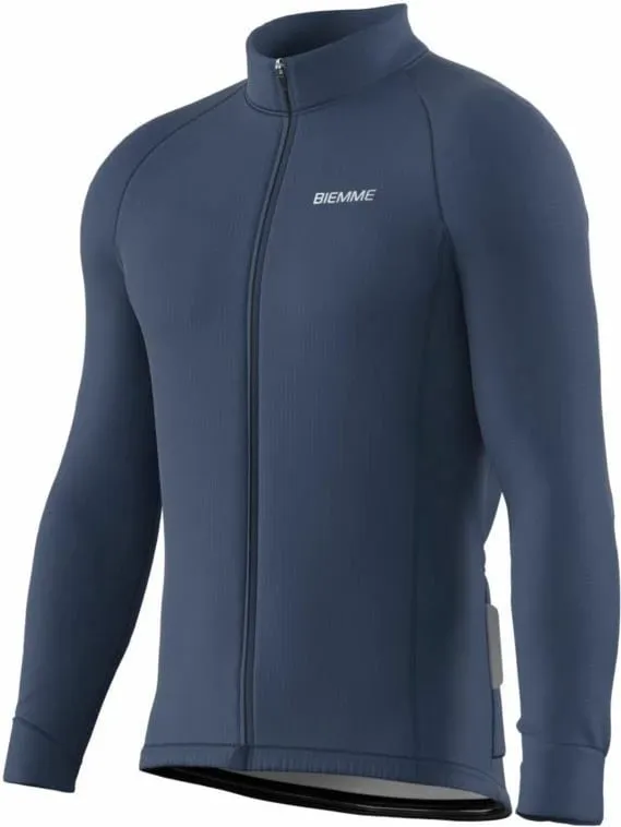 Maicë me mëngë të gjata për meshkuj Biemme, navy blue - 1