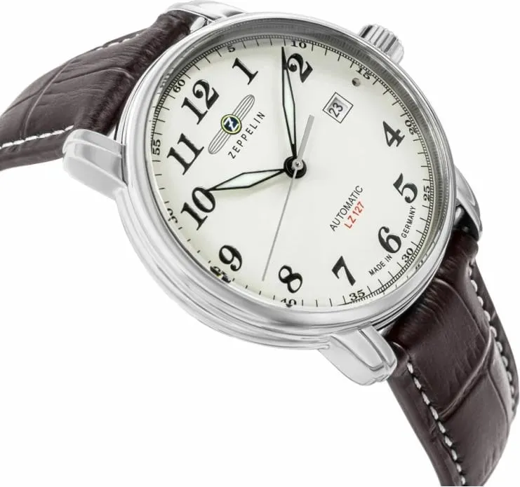 Orë dore për meshkuj Zeppelin, krem - 3