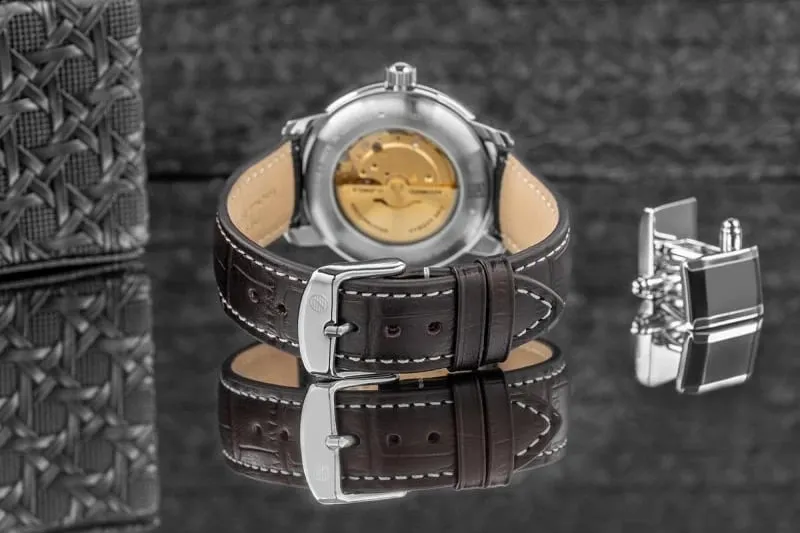 Orë dore për meshkuj Zeppelin, krem - 7
