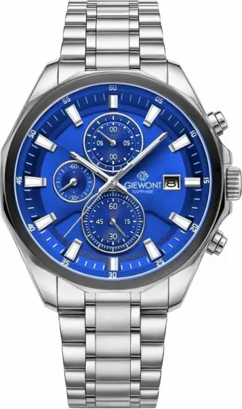 Orë dore për meshkuj Giewont, silver blue