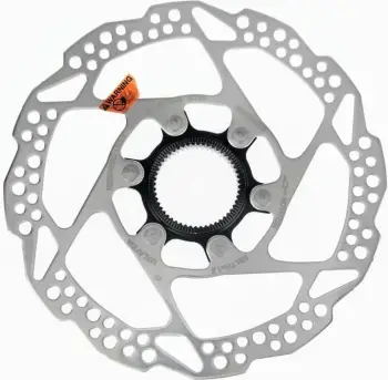 Disk freni Shimano për biçikletë, i argjendtë