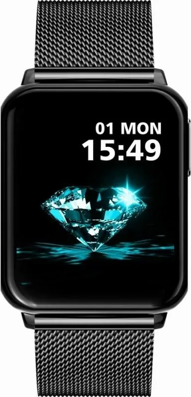 Smartwatch Gravity unisex, zi/blu e errët - 4