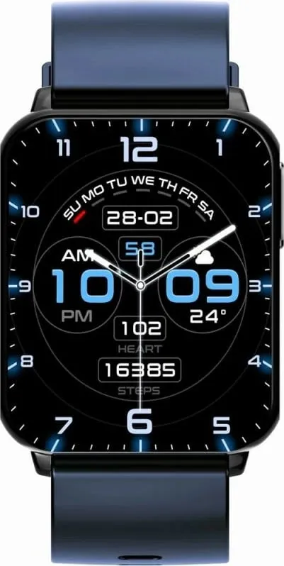 Smartwatch Gravity unisex, zi/blu e errët - 5