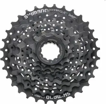 Kasetë dhëmbëzash për biçikletë Shimano, argjend