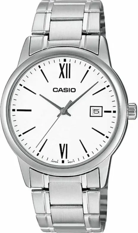 Orë dore për meshkuj Casio, argjend - 1
