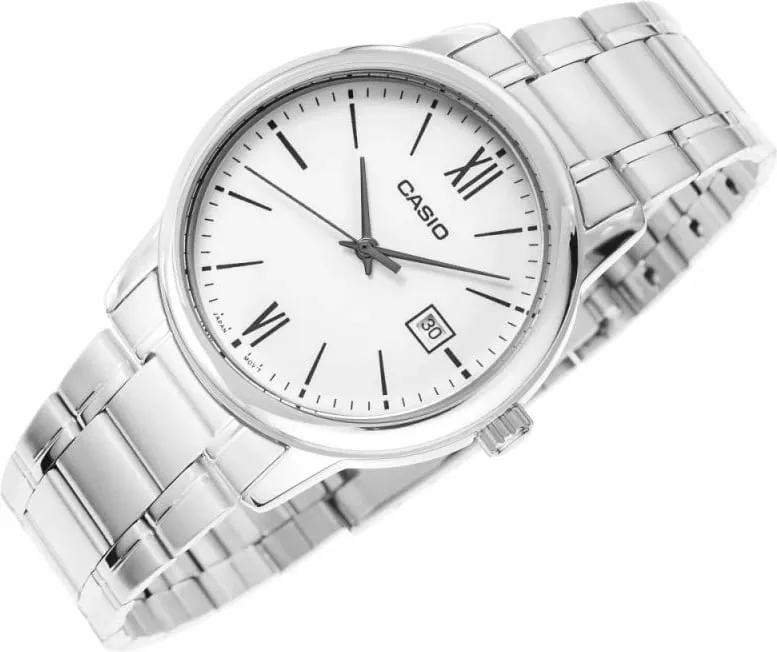 Orë dore për meshkuj Casio, argjend - 3
