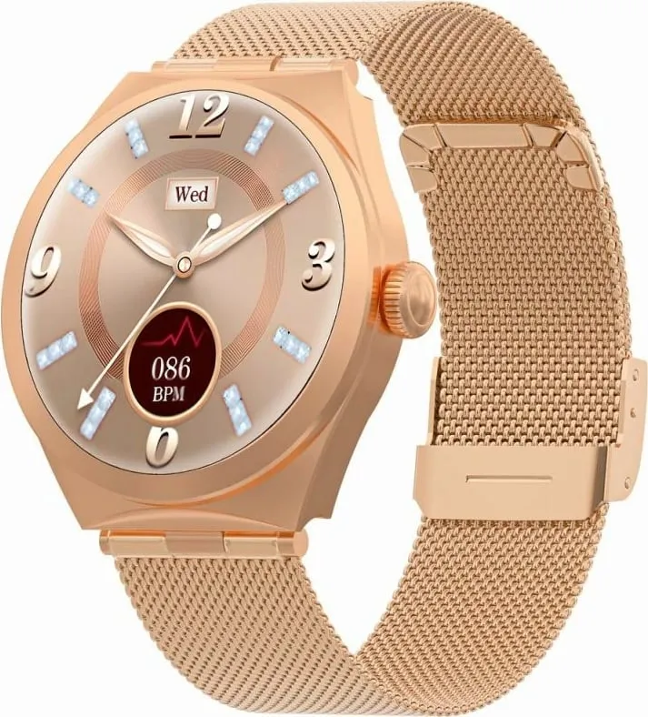 Smartwatch Gravity për femra, rozë gold - 1