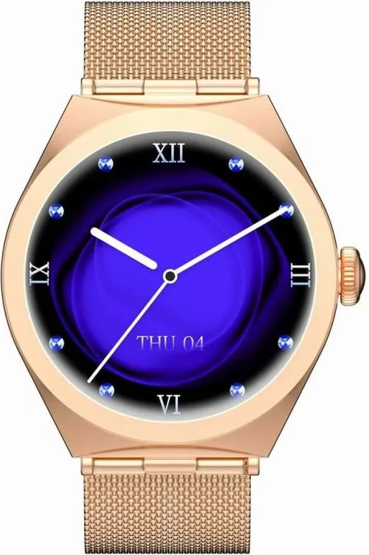 Smartwatch Gravity për femra, rozë gold - 2