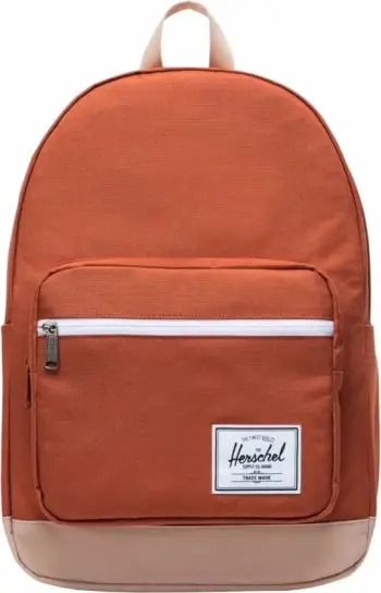Çantë shpine Herschel Pop Quiz, 15", portokalli bezhë