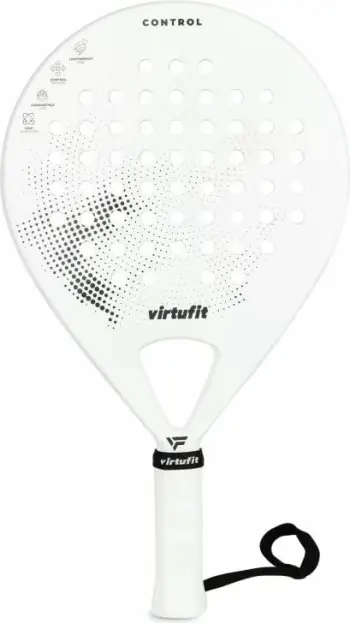 Raketë padeli Virtufit, e bardhë dhe e zezë
