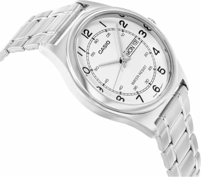 Orë dore për meshkuj CASIO, argjend - 3
