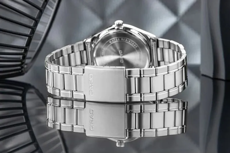 Orë dore për meshkuj CASIO, argjend - 7
