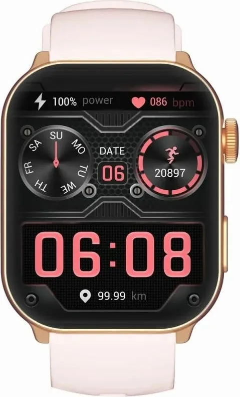 Smartwatch për femra Gravity, rozë - 5