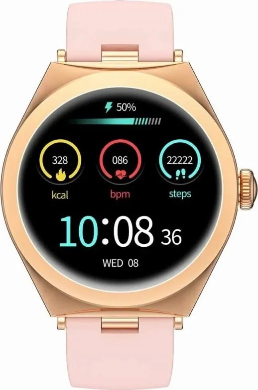 Smartwatch Gravity për femra, rozë - 2