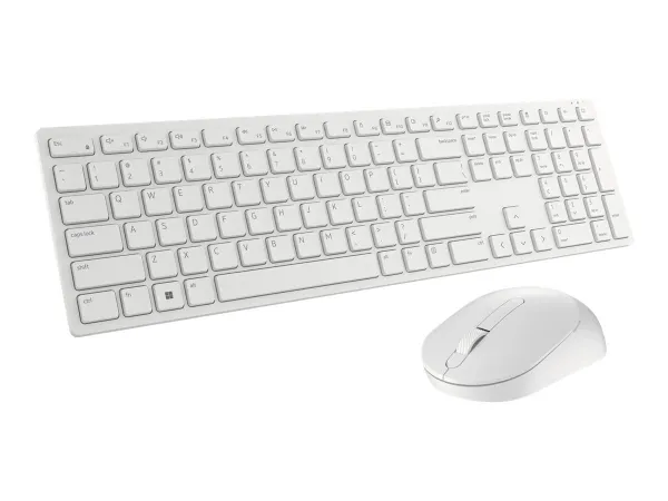 Set Tastierë dhe Maus Dell Pro KM5221W - Wireless, e bardhë - 1