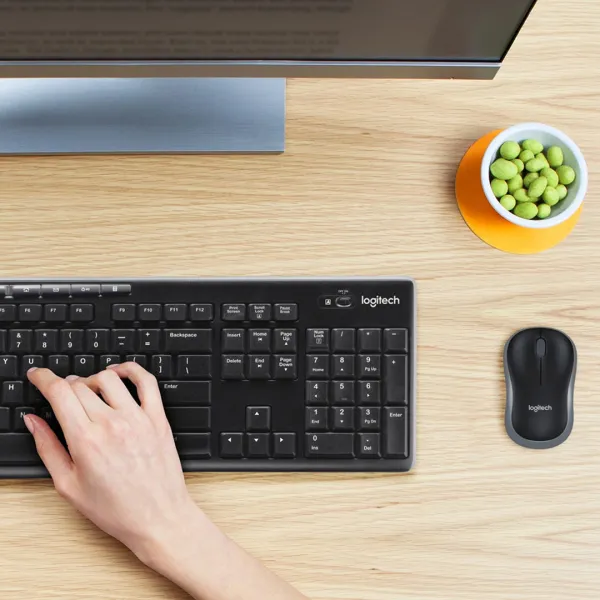 Set Tastierë dhe Maus Logitech MK270 - Wireless, e zezë - 2