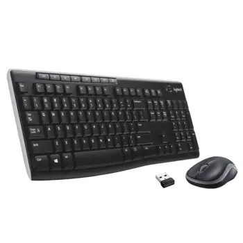 Set Tastierë dhe Maus Logitech MK270 - Wireless, e zezë