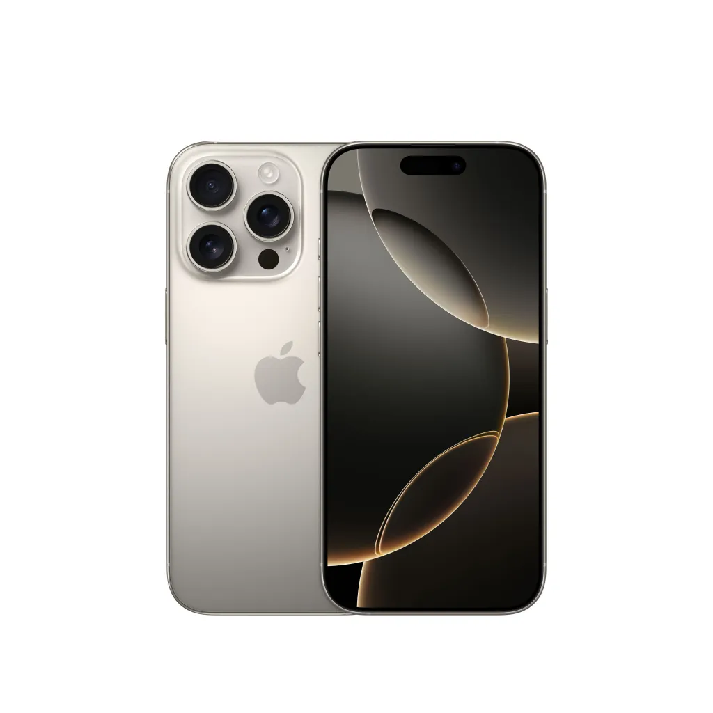 Apple iPhone 16 Pro, 128GB, Black Titanium - 1