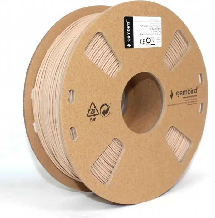 Filament Gembird 3DP-PLA1.75-01-FY, 3D print, 1kg - 3